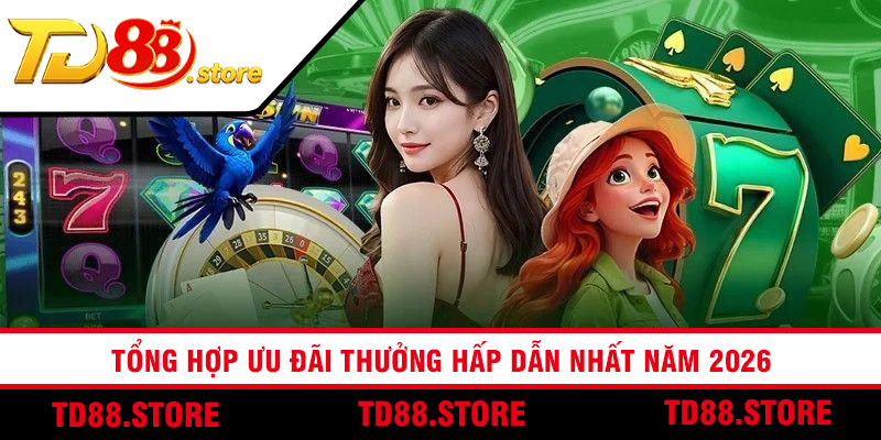 Tổng hợp ưu đãi thưởng hấp dẫn nhất năm 2026